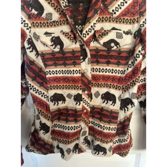 Outback Women's Lorelei Performance Western Buffalo Shirt Size SM - Picture 13 of 13